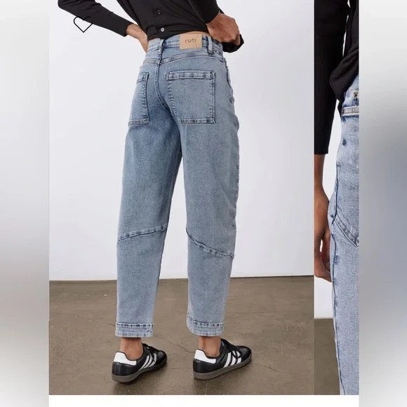 Ruti The Slouchy Jeans 2.0 light wash size 8 - Picture 3 of 9